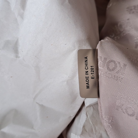 🎆SALE New Michael Kors Nautical Design  Navy with Tan and Gold  Excellent NEW - Picture 7 of 8